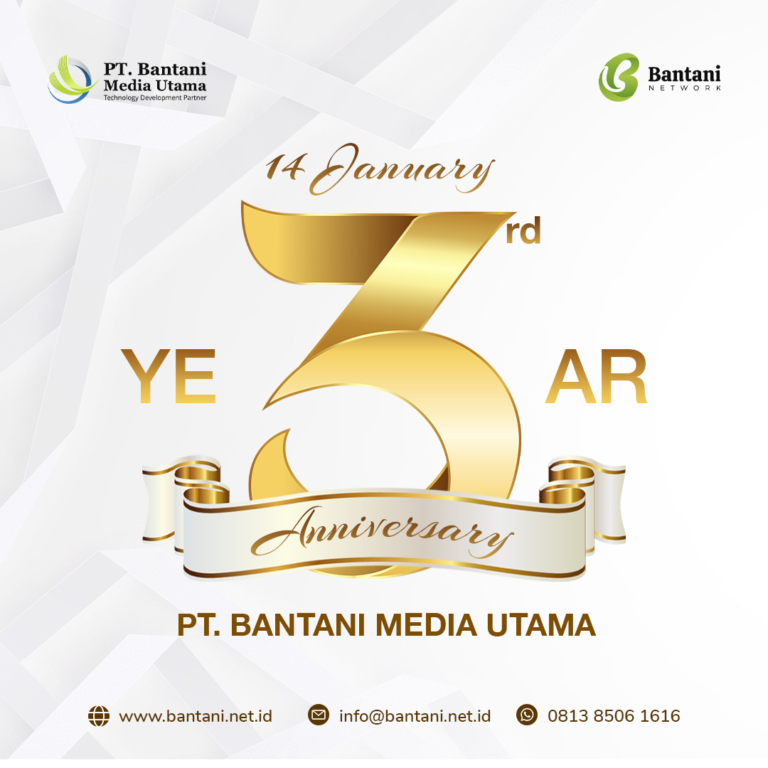 Anniversary ke-3 PT. Bantani Media Utama